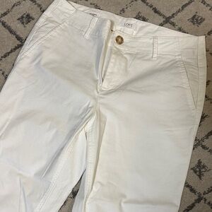 LOFT Petite Monroe Slim Chino Pants